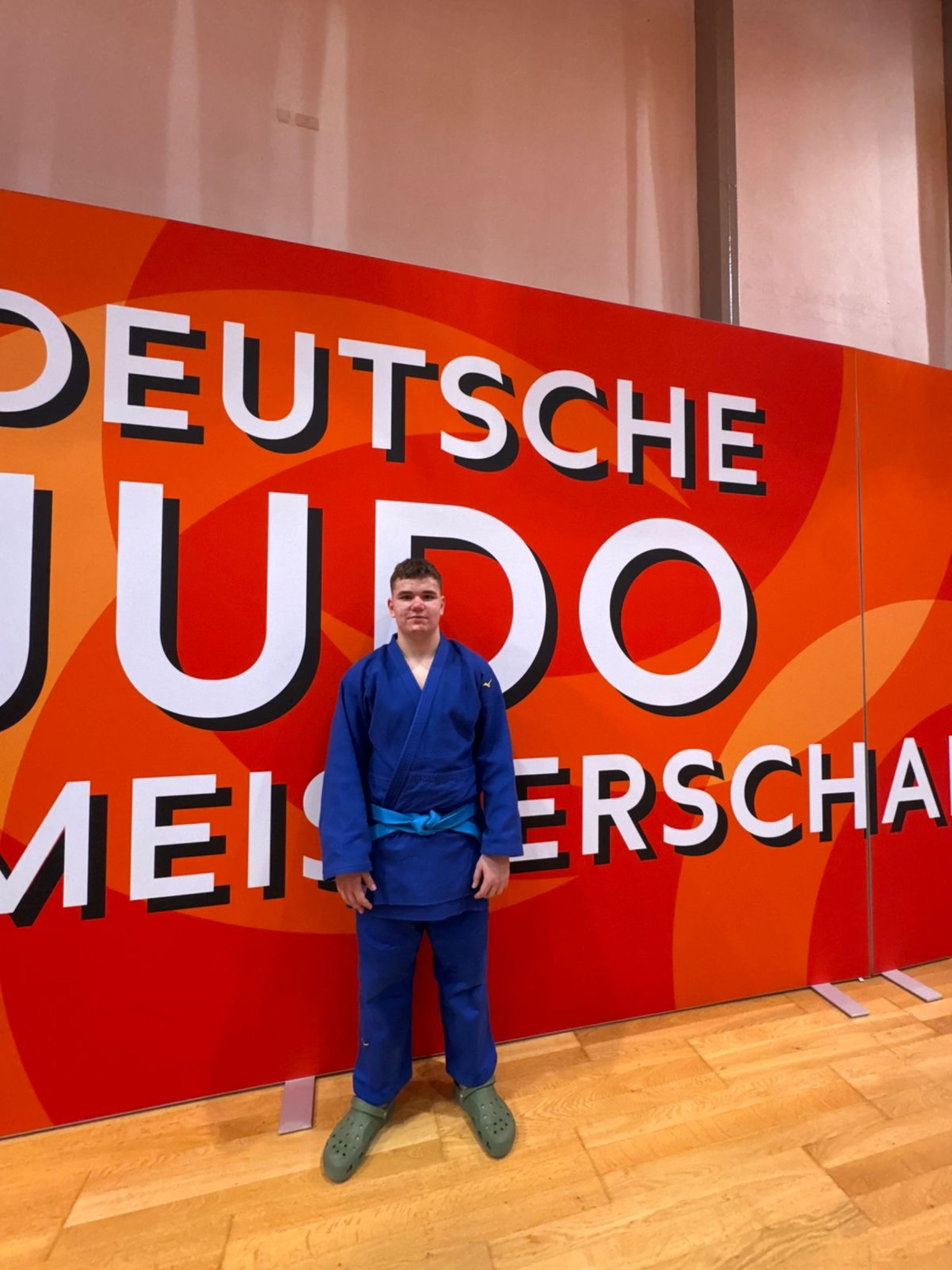 Mykhailo Bachurin bei den Deutschen Judo-Meisterschaften U18