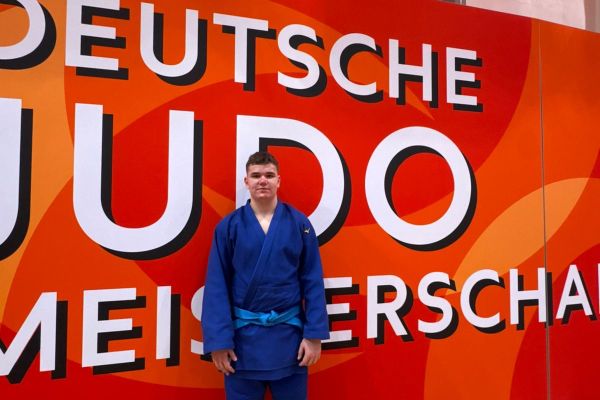 Mykhailo Bachurin bei den Deutschen Judo-Meisterschaften U18